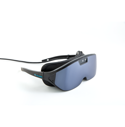 photo of assitive technology - a wearable magnification device